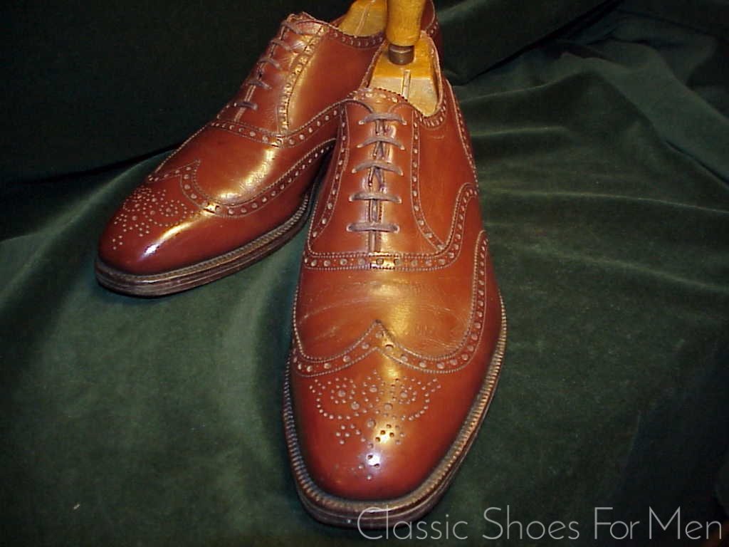 *Vintage EDWARD GREEN for WILDSMITH, Wing-Tip Full Brogue: 44D (US 10.5D) - Image 4