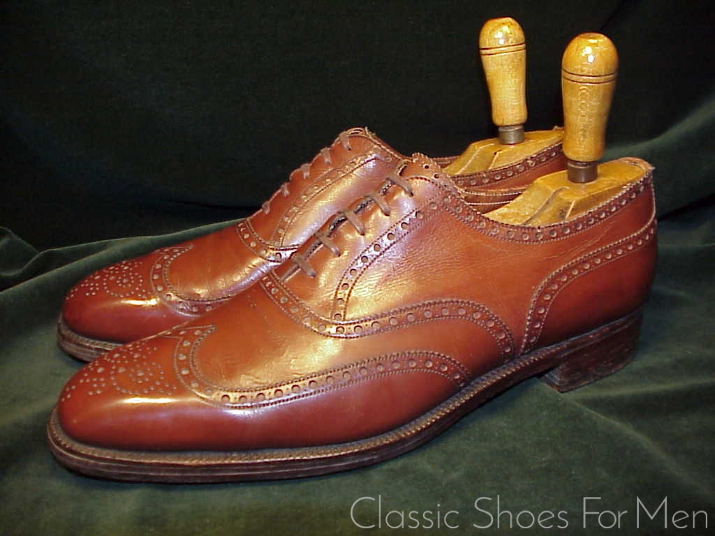 *Vintage EDWARD GREEN for WILDSMITH, Wing-Tip Full Brogue: 44D (US 10.5D) - Image 9