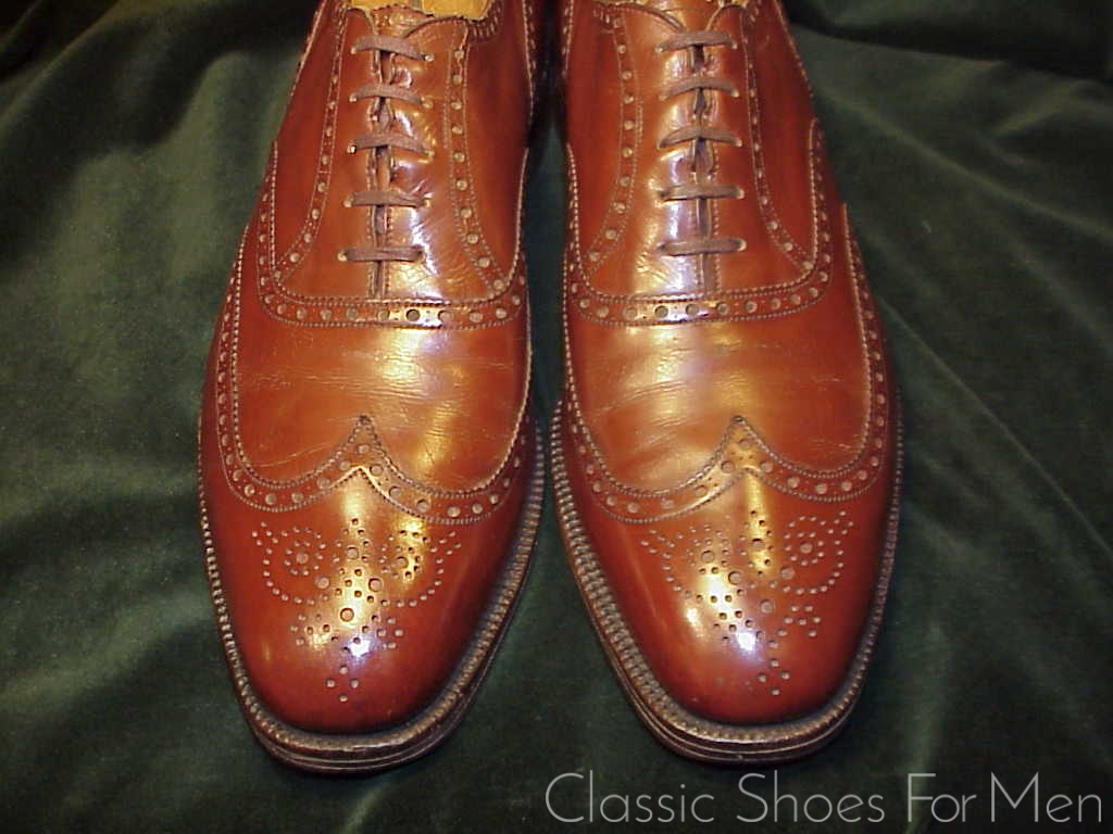 *Vintage EDWARD GREEN for WILDSMITH, Wing-Tip Full Brogue: 44D (US 10.5D) - Image 5