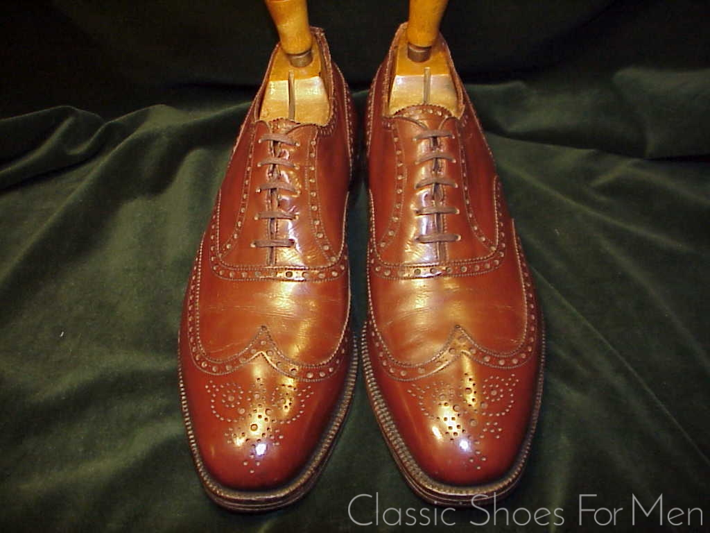 *Vintage EDWARD GREEN for WILDSMITH, Wing-Tip Full Brogue: 44D (US 10.5D) - Image 2