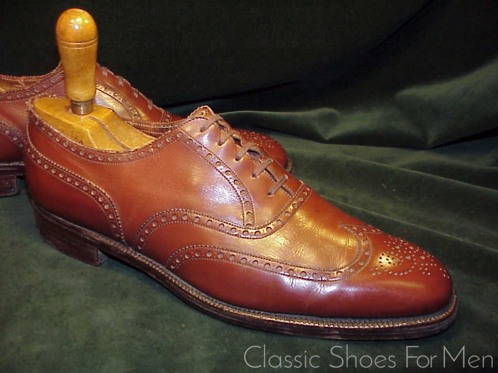 *Vintage EDWARD GREEN for WILDSMITH, Wing-Tip Full Brogue: 44D (US 10.5D) - Image 3