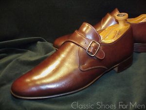 *ENGLISH JOBBER for Mauri, Classic Brown Monk Strap: US 12.5-13D (46.5-47D)