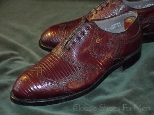 NEW - Vintage FOOLJOY Custom Lizard Full Brogue GOLF Oxford:44,5 D