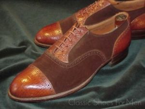 *Antik FLORSHEIM Cap-Toe Half Brogue SPECTATOR, Circa 1935: US 10.5 Wide (44 Wide )