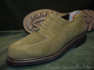 *NEW - JOSEPH FENESTRIER (Paris) All-Weather "Loden" Suede NORWEGIAN: 41E.