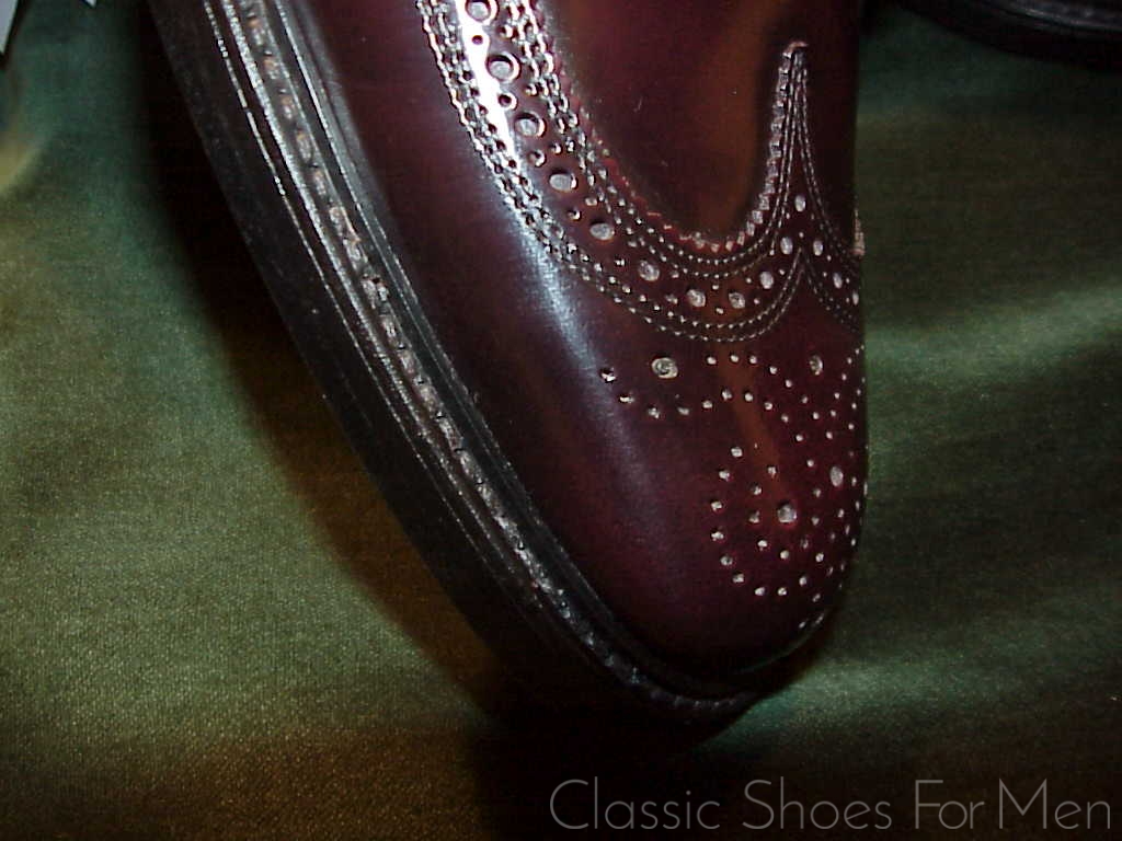 *NEW-FLORSHEIM Imperial Full Brogue Derby Budapester, Circa 1990: 42E - Image 12