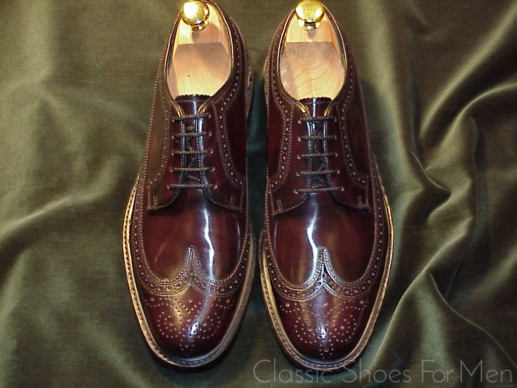 *NEW-FLORSHEIM Imperial Full Brogue Derby Budapester, Circa 1990: 42E - Image 8