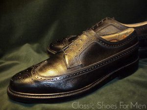 +Very fine-FLORSHEIM IMPERIAL Full Brogue, Circa 1985: US 10.5EEE (44 WIDE)