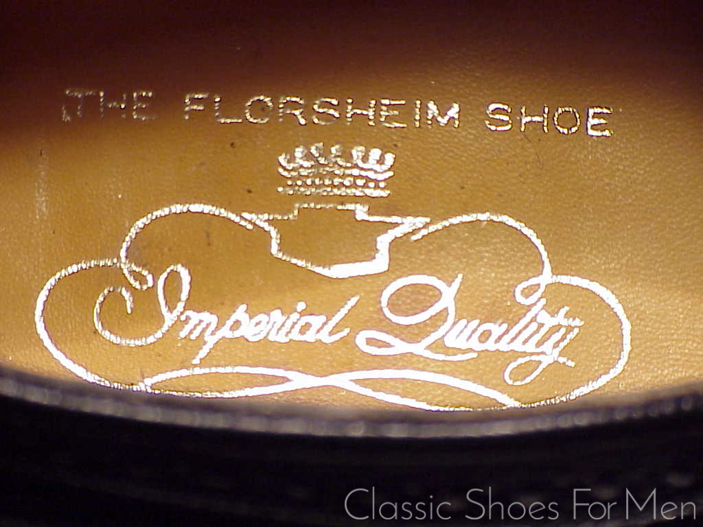 *NEW- FLORSHEIM IMPERIAL Full Brogue Budapester Circa 1985: 43-43,5 Wide (US 10 3E) - Image 10
