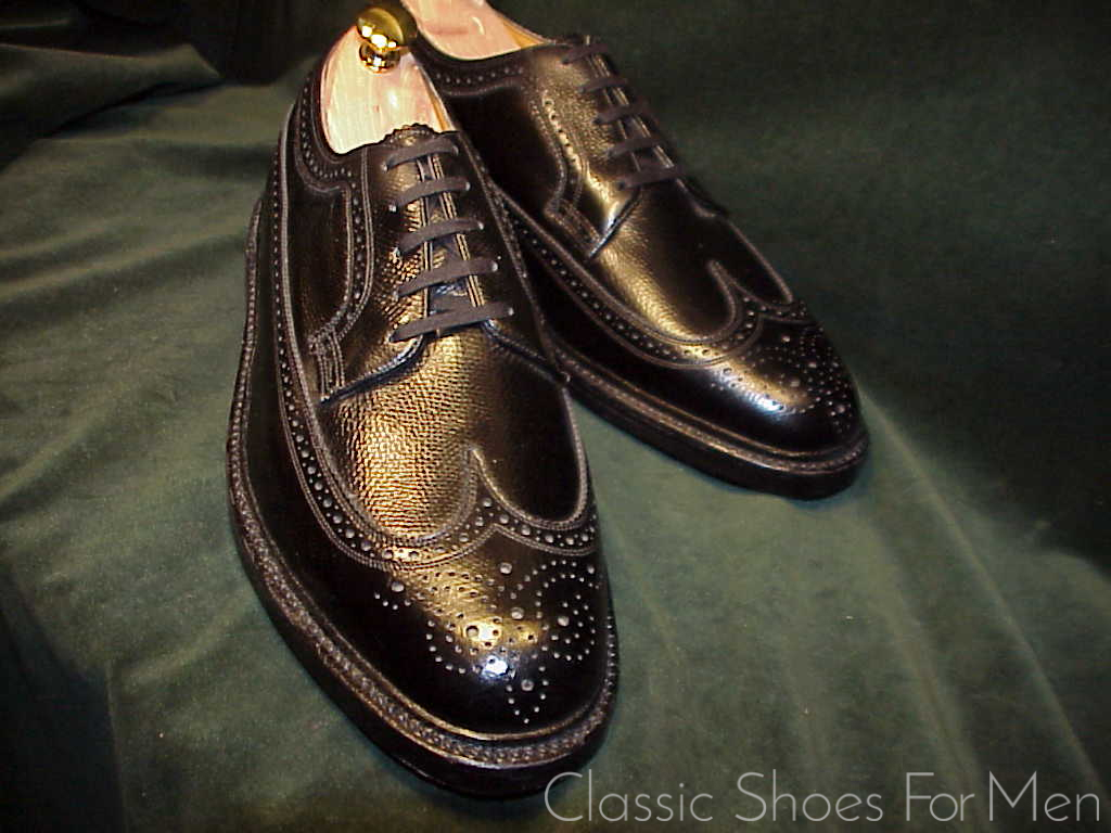 *NEW- FLORSHEIM IMPERIAL Full Brogue Budapester Circa 1985: 43-43,5 Wide (US 10 3E) - Image 6