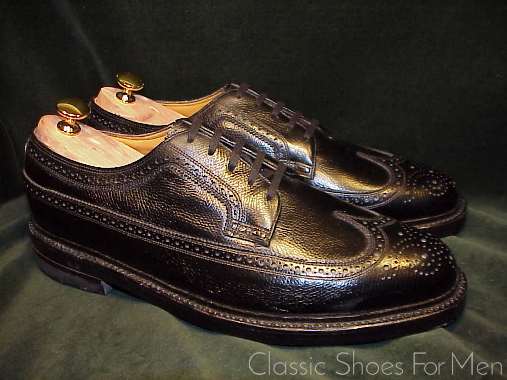 *NEW- FLORSHEIM IMPERIAL Full Brogue Budapester Circa 1985: 43-43,5 Wide (US 10 3E) - Image 7