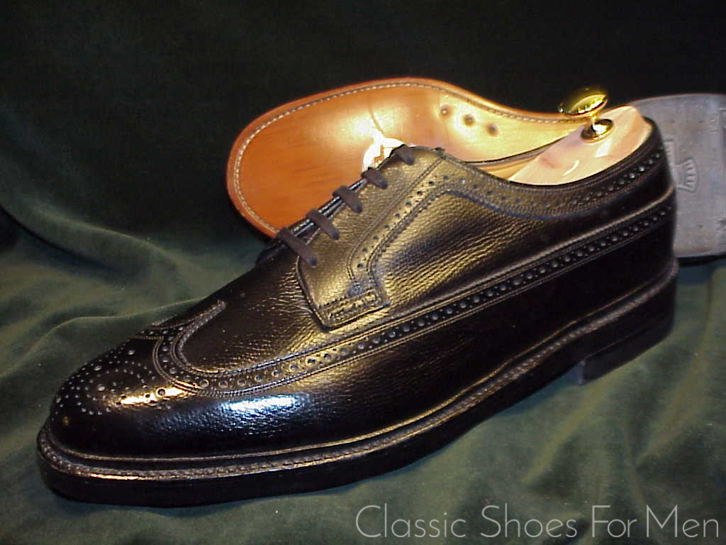 *NEW- FLORSHEIM IMPERIAL Full Brogue Budapester Circa 1985: 43-43,5 Wide (US 10 3E)