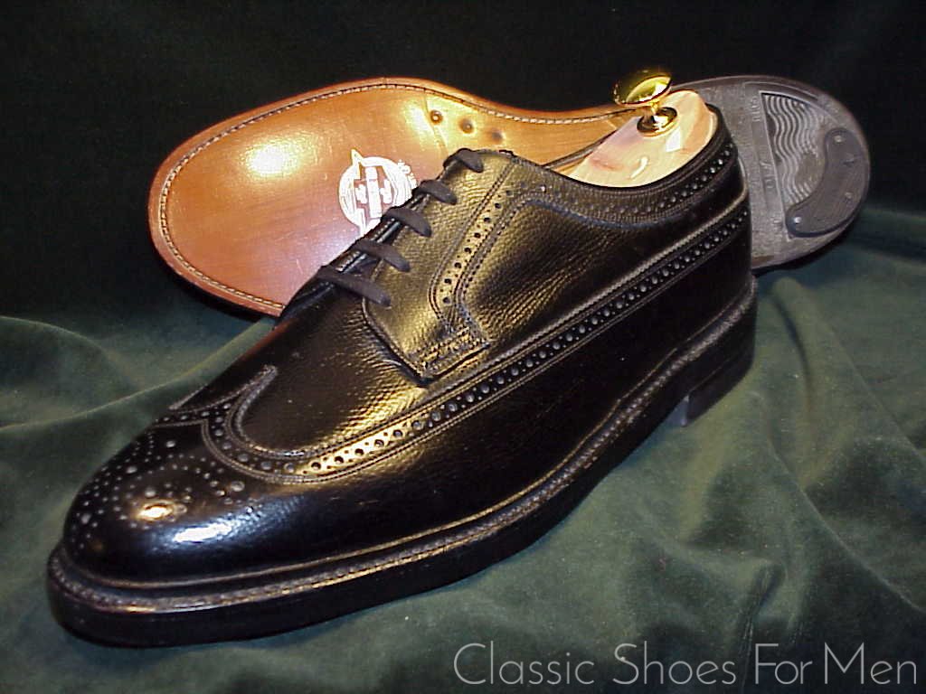 *NEW- FLORSHEIM IMPERIAL Full Brogue Budapester Circa 1985: 43-43,5 Wide (US 10 3E) - Image 11