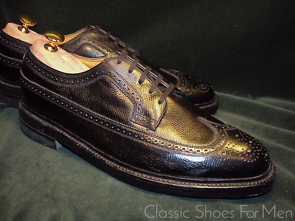 *NEW- FLORSHEIM IMPERIAL Full Brogue Budapester Circa 1985: 43-43,5 Wide (US 10 3E) - Image 3