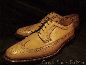 *Very Fine -FLORSHEIM "Golden Harvest" Full Brogue Budapester: US 10 D (43-43.5 D)