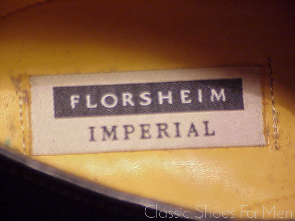 *NEW - Vintage FLORSHEIM IMPERIAL, Black, Plain Front Derby: US 13D (47D) - Image 14