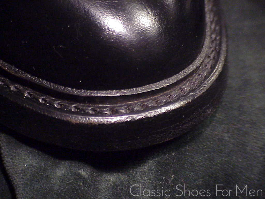 *NEW - Vintage FLORSHEIM IMPERIAL, Black, Plain Front Derby: US 13D (47D) - Image 11