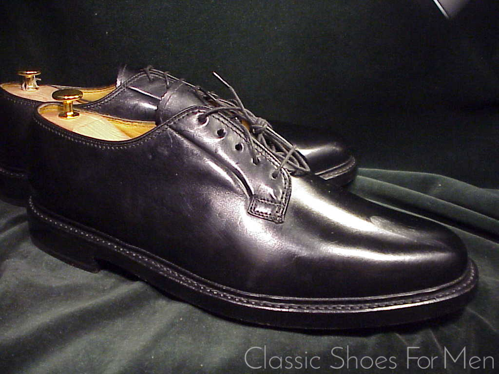 *NEW - Vintage FLORSHEIM IMPERIAL, Black, Plain Front Derby: US 13D (47D) - Image 3