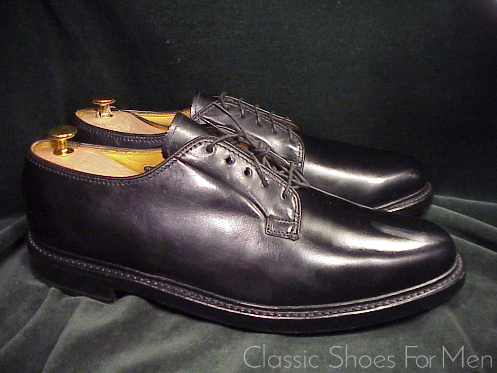 *NEW - Vintage FLORSHEIM IMPERIAL, Black, Plain Front Derby: US 13D (47D) - Image 4