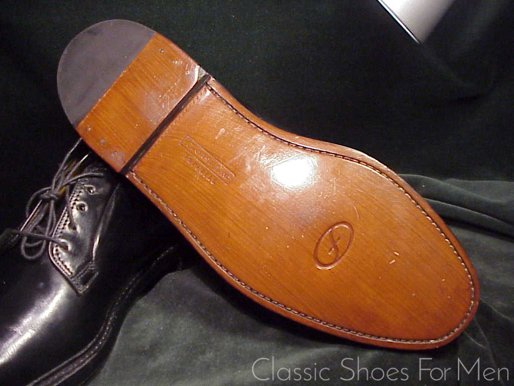*NEW - Vintage FLORSHEIM IMPERIAL, Black, Plain Front Derby: US 13D (47D) - Image 15