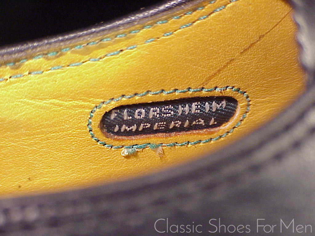 *NEW - Vintage FLORSHEIM IMPERIAL, Black, Plain Front Derby: US 13D (47D) - Image 13
