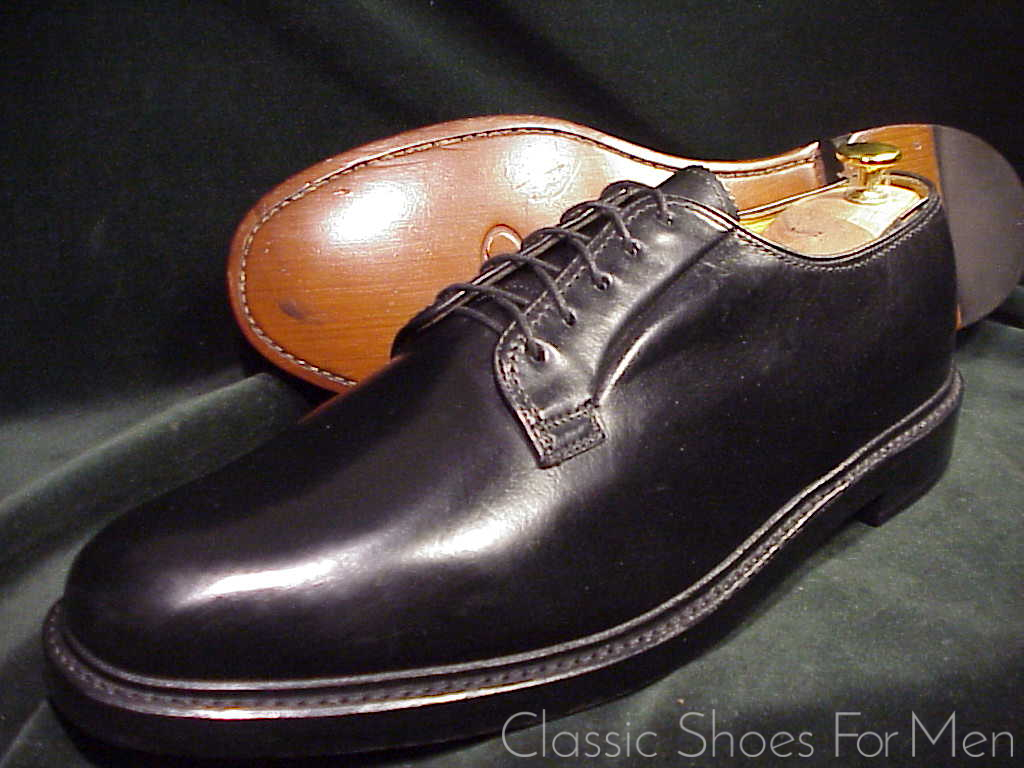 *NEW - Vintage FLORSHEIM IMPERIAL, Black, Plain Front Derby: US 13D (47D)