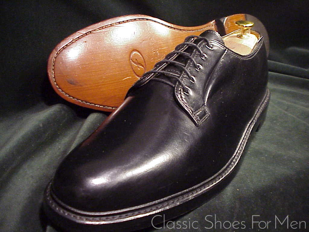 *NEW - Vintage FLORSHEIM IMPERIAL, Black, Plain Front Derby: US 13D (47D) - Image 12