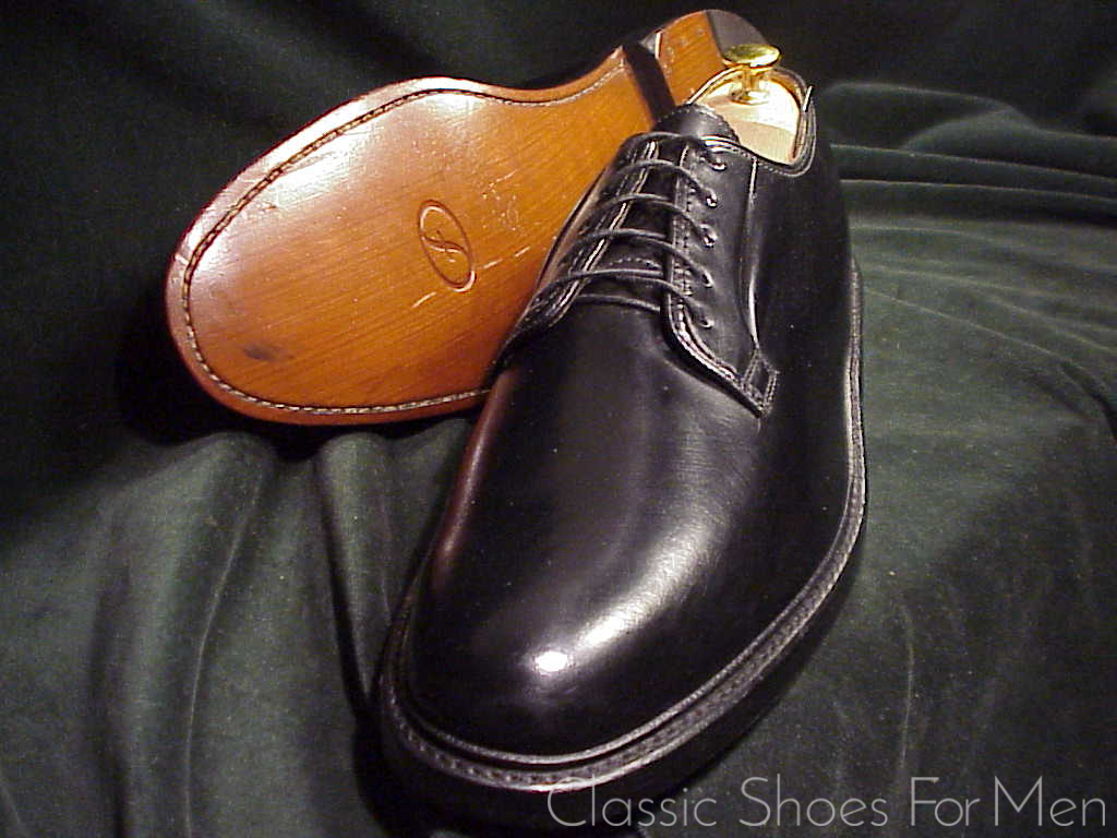 *NEW - Vintage FLORSHEIM IMPERIAL, Black, Plain Front Derby: US 13D (47D) - Image 7