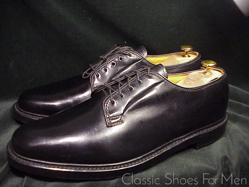 *NEW - Vintage FLORSHEIM IMPERIAL, Black, Plain Front Derby: US 13D (47D) - Image 6