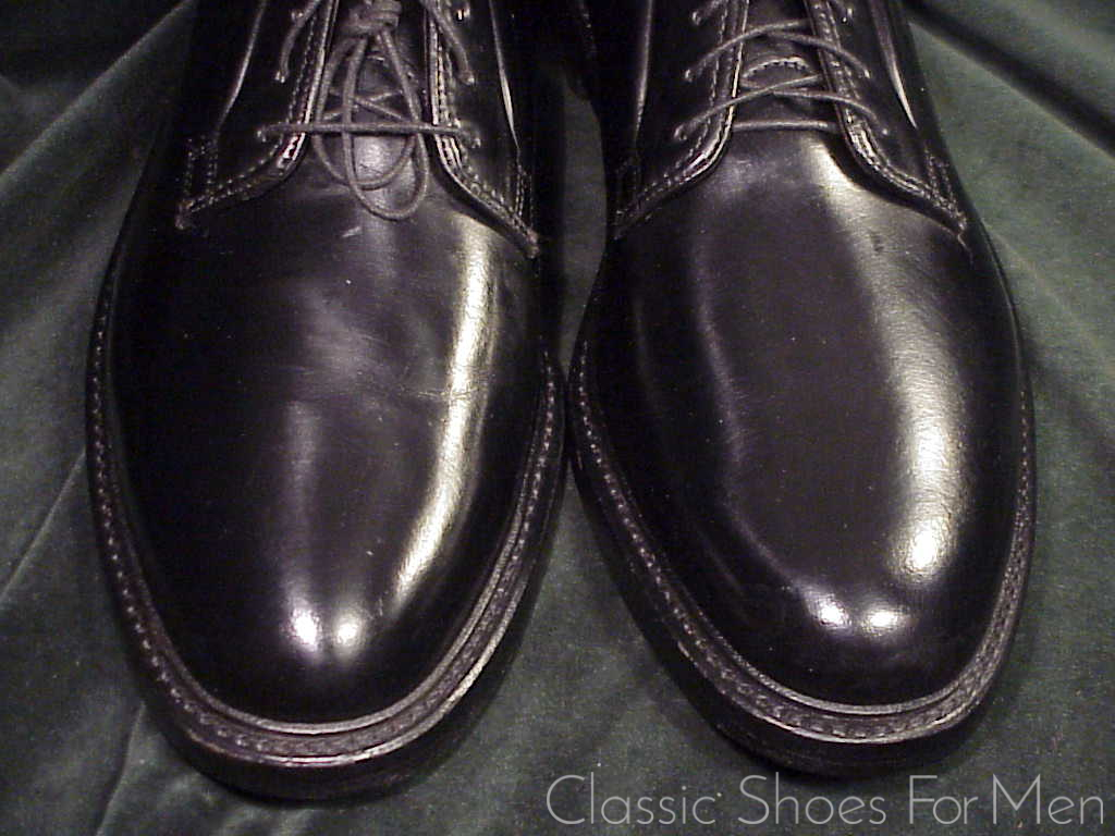 *NEW - Vintage FLORSHEIM IMPERIAL, Black, Plain Front Derby: US 13D (47D) - Image 5