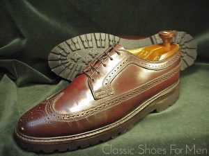 *UNIQUE - All-Weather, All Terrain, Shell Cordovan,FLORSHEIM IMPERIAL Full Brogue Derby Budapester: US 13D (47D)