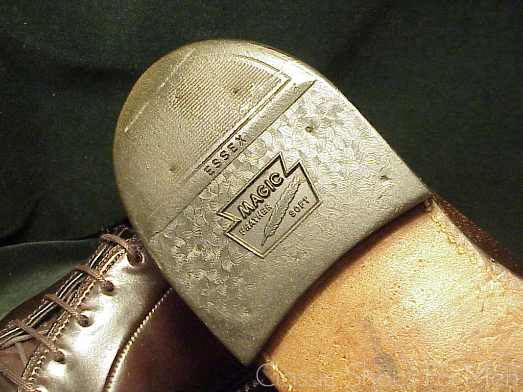 *FLORSHEIM Imperial SHELL CORDOVAN Plain Front Derby, Circa 1980: US 9.5C/D (42.5C/D) - Image 13