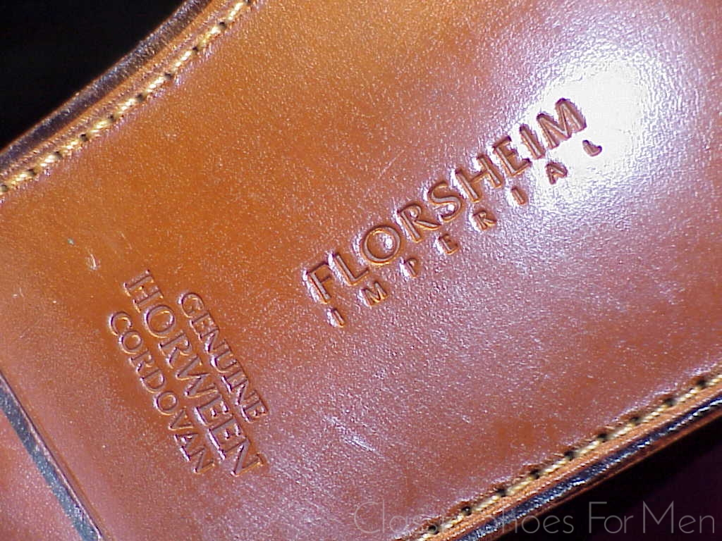 *NEW - (Modern) FLORSHEIM IMPERIAL SHELL CORDOVAN Full Brogue Budapester: US 11D (44.5D) - Image 12