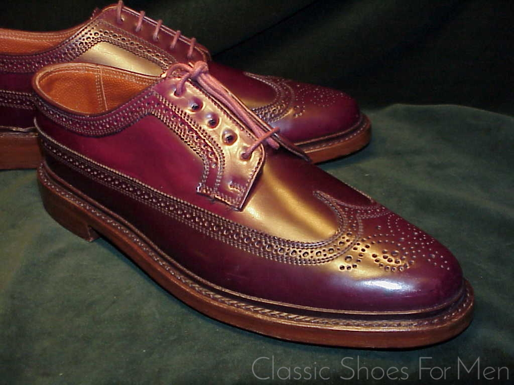 *NEW - (Modern) FLORSHEIM IMPERIAL SHELL CORDOVAN Full Brogue Budapester: US 11D (44.5D) - Image 3