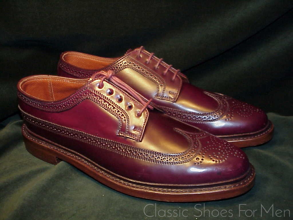 *NEW - (Modern) FLORSHEIM IMPERIAL SHELL CORDOVAN Full Brogue Budapester: US 11D (44.5D) - Image 7