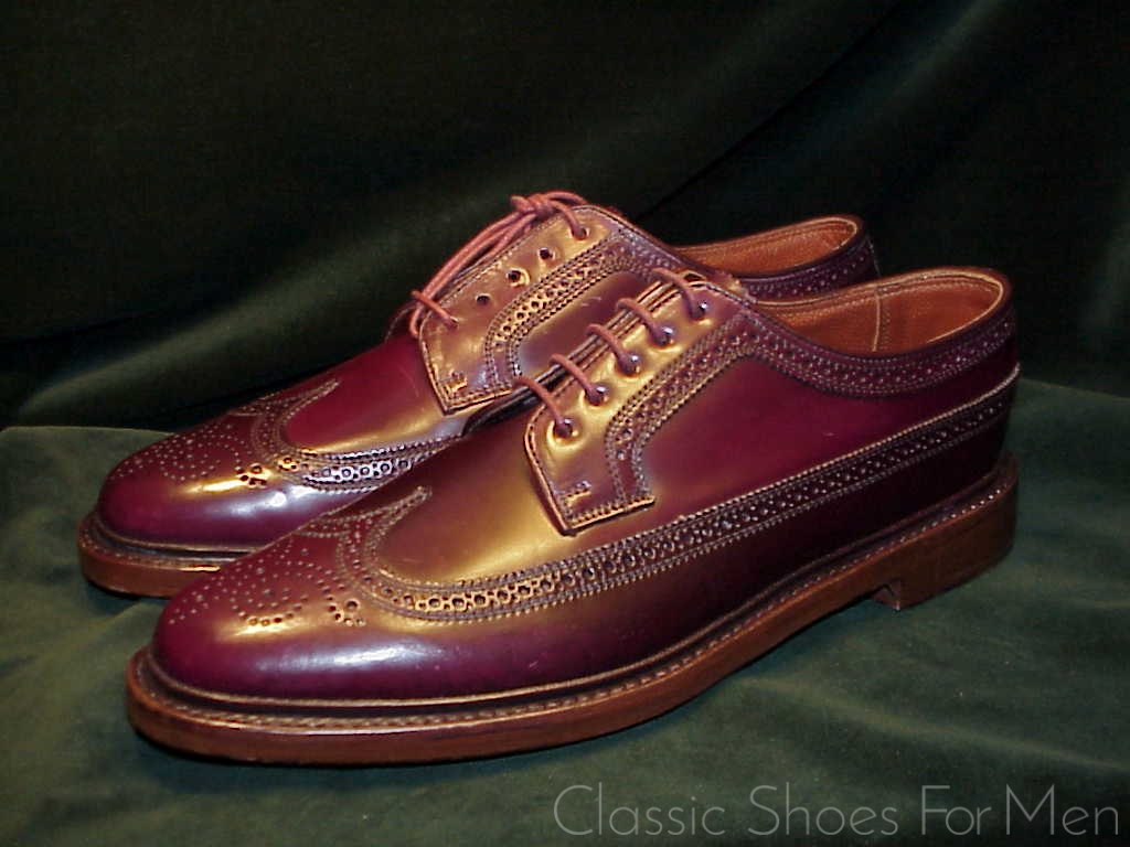 *NEW - (Modern) FLORSHEIM IMPERIAL SHELL CORDOVAN Full Brogue Budapester: US 11D (44.5D) - Image 9