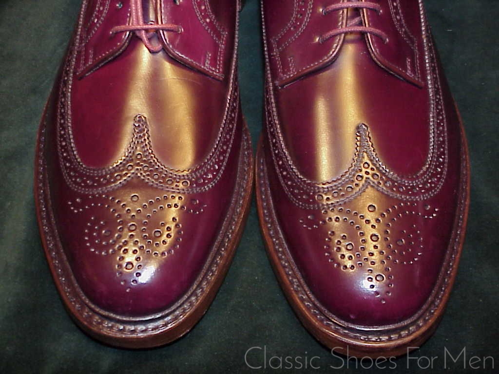 *NEW - (Modern) FLORSHEIM IMPERIAL SHELL CORDOVAN Full Brogue Budapester: US 11D (44.5D) - Image 5