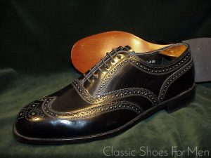 +NEW - THE FLORSHEIM SHOE, Full Brogue Oxford, Circa 1990: US 13D (47D)