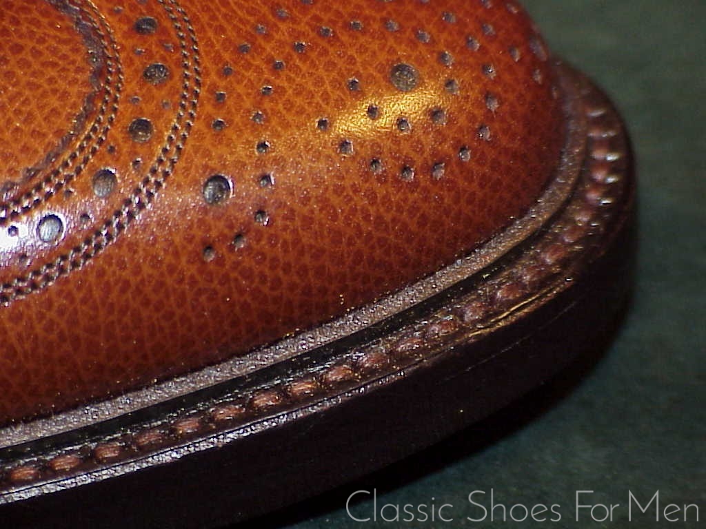 *NEW - Florsheim "Royal" Imperial Full Brogue Budapester, Circa 1985: 41.5D - Image 13