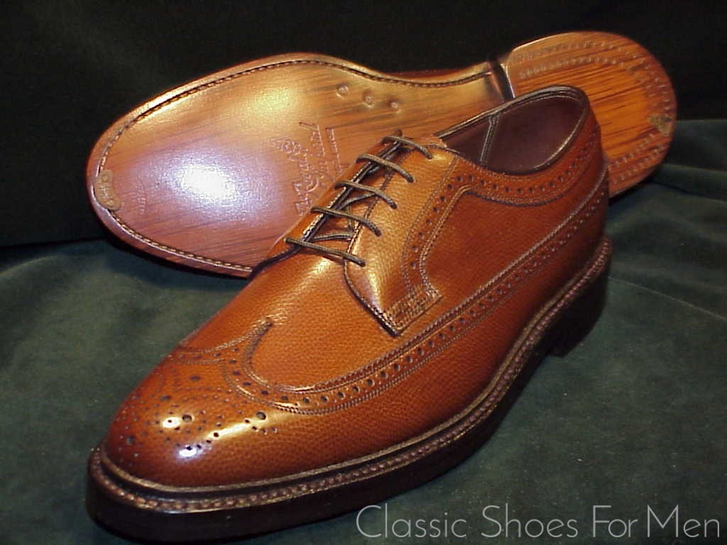 *NEW - Florsheim "Royal" Imperial Full Brogue Budapester, Circa 1985: 41.5D - Image 15