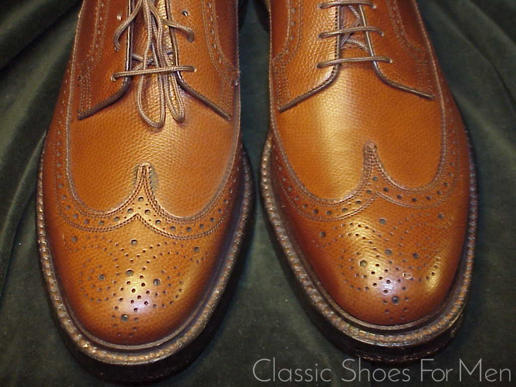 *NEW- FLORSHEIM "Royal" IMPERIAL Full Brogue Derby Budapester (Brown) Cir.1985: US 10-10.5 Narrow (43.5-44Narrow) - Image 8