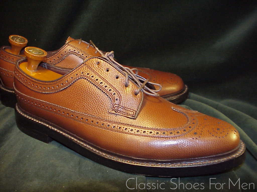 *NEW- FLORSHEIM "Royal" IMPERIAL Full Brogue Derby Budapester (Brown) Cir.1985: US 10-10.5 Narrow (43.5-44Narrow) - Image 3