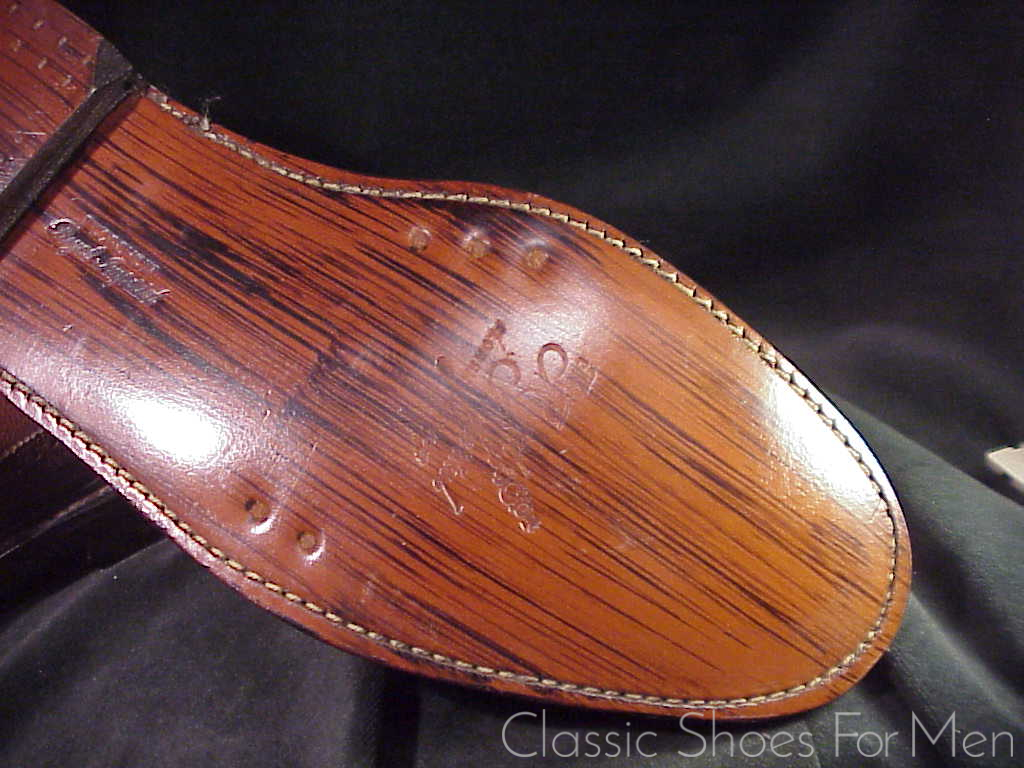 *NEW- FLORSHEIM "Royal" IMPERIAL Full Brogue Derby Budapester (Brown) Cir.1985: US 10-10.5 Narrow (43.5-44Narrow) - Image 14