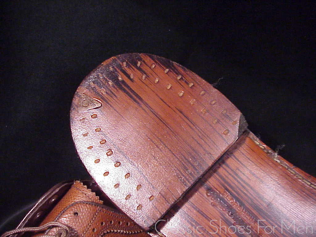 *NEW- FLORSHEIM "Royal" IMPERIAL Full Brogue Derby Budapester (Brown) Cir.1985: US 10-10.5 Narrow (43.5-44Narrow) - Image 13