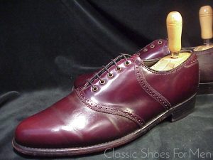 *Near new - Vintage FLORSHEIM "Royal" IMPERIAL, SADDLE OXFORD: US 10 C/D (43-43.5 C/D)