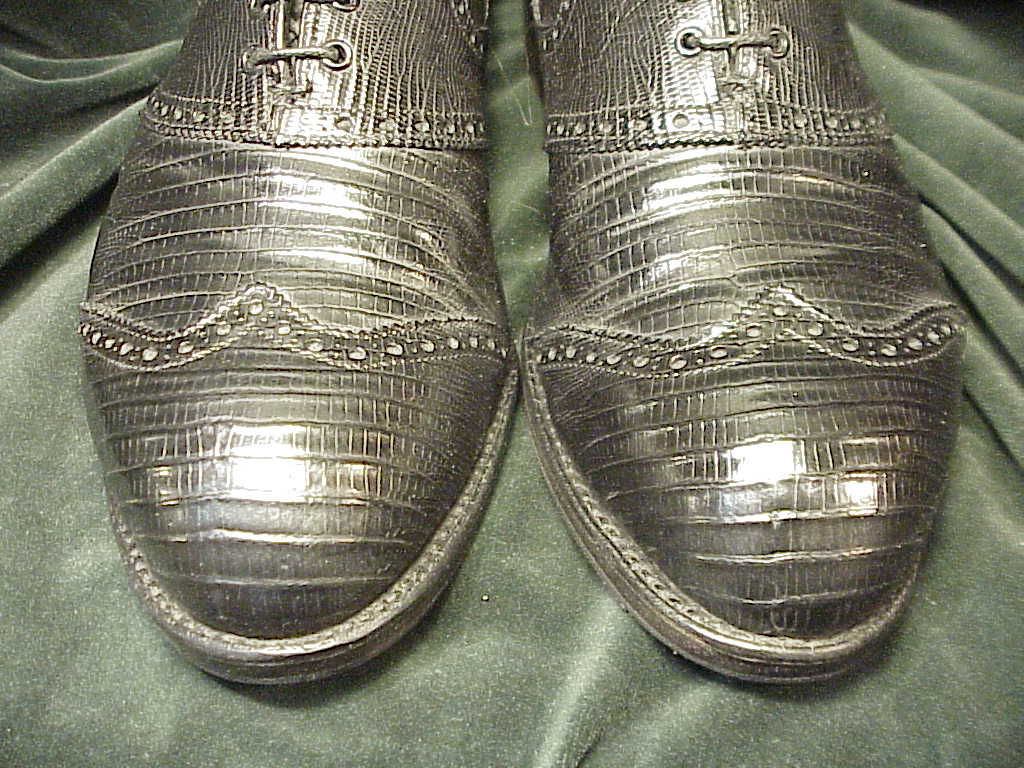 *Custom-Order FOOTJOY Eidechsenleder-Lizard Full Brogue STREET Oxford: US 12EE (46EE) - Image 8