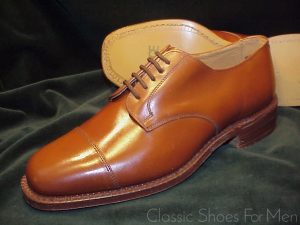 *NEW - Vintage GEORGE WEBB & SONS, Northampton, Cap-Toe Derby: UK 8E (42D) (US9D)
