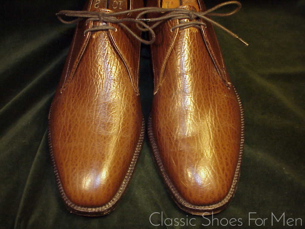 *Vintage GRENSON Exotic African WATER BUFFALO 2-Eyelet Derby: 44D/E (US 10.5D/E) - Image 5