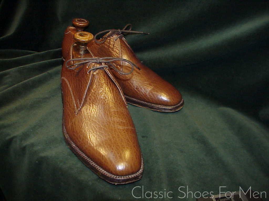 *Vintage GRENSON Exotic African WATER BUFFALO 2-Eyelet Derby: 44D/E (US 10.5D/E) - Image 6