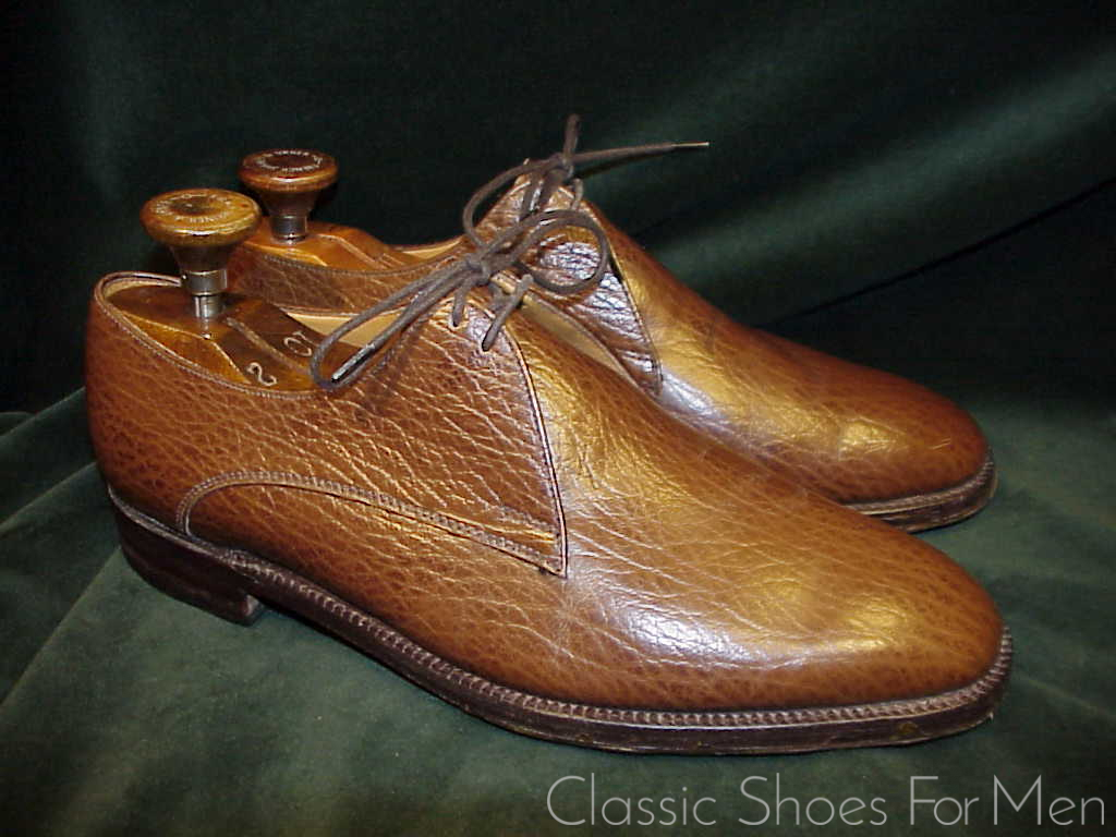 *Vintage GRENSON Exotic African WATER BUFFALO 2-Eyelet Derby: 44D/E (US 10.5D/E) - Image 7